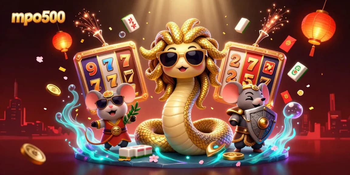 Boost your chances at mpo500 slots with this enchanting 3D casino illustration.