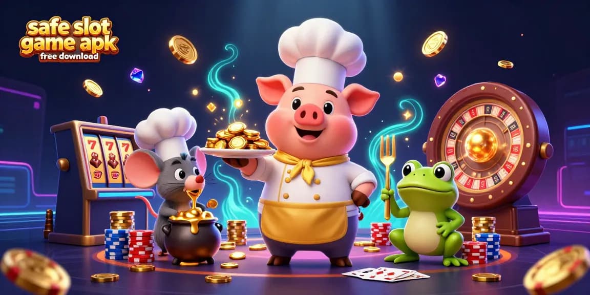 Experience the thrill of the safe slot game apk free download with enchanting characters and casino elements.