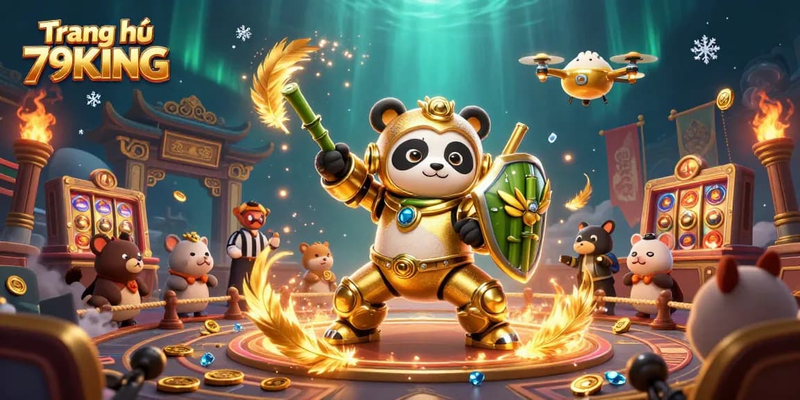 Experience the excitement of winning at Trang chủ 79KING with vibrant 3D casino elements.