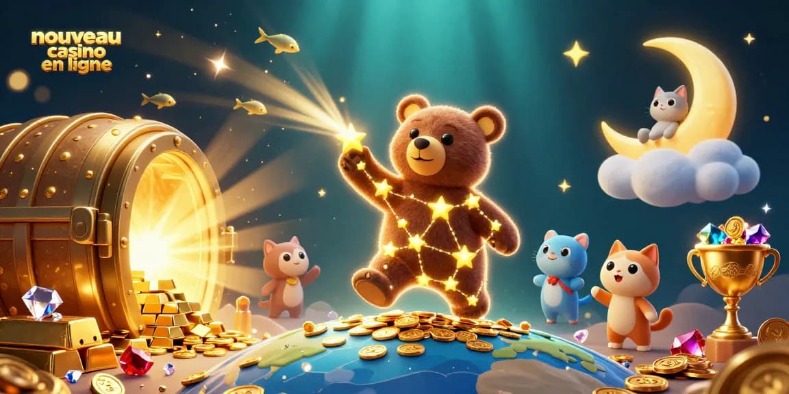 Jouez dans un nouveau casino en ligne au milieu de trésors scintillants et d'animations fantastiques.