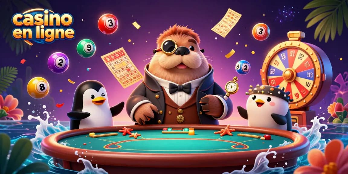 Jouer au casino en ligne et profiter de jeux captivants avec des personnages marins.