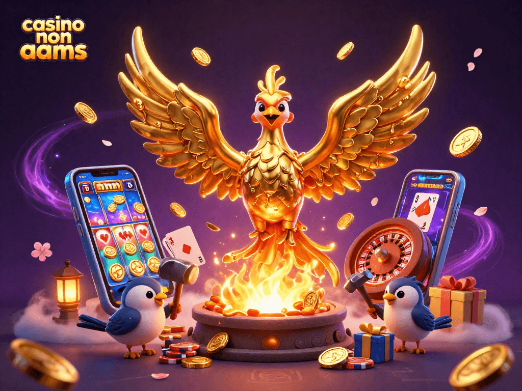 Divertiti con casino non AAMS, dove una fenice dorata emerge dai giochi e premi travolgenti.