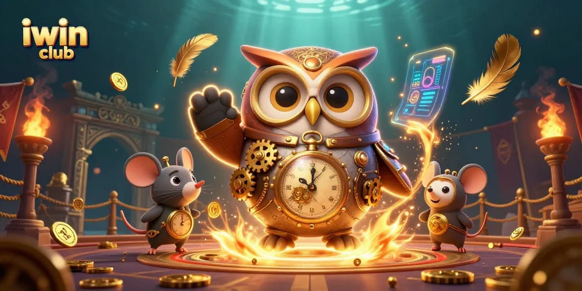 Experience the thrill of winning with iwin club's vibrant casino scene featuring steampunk elements.