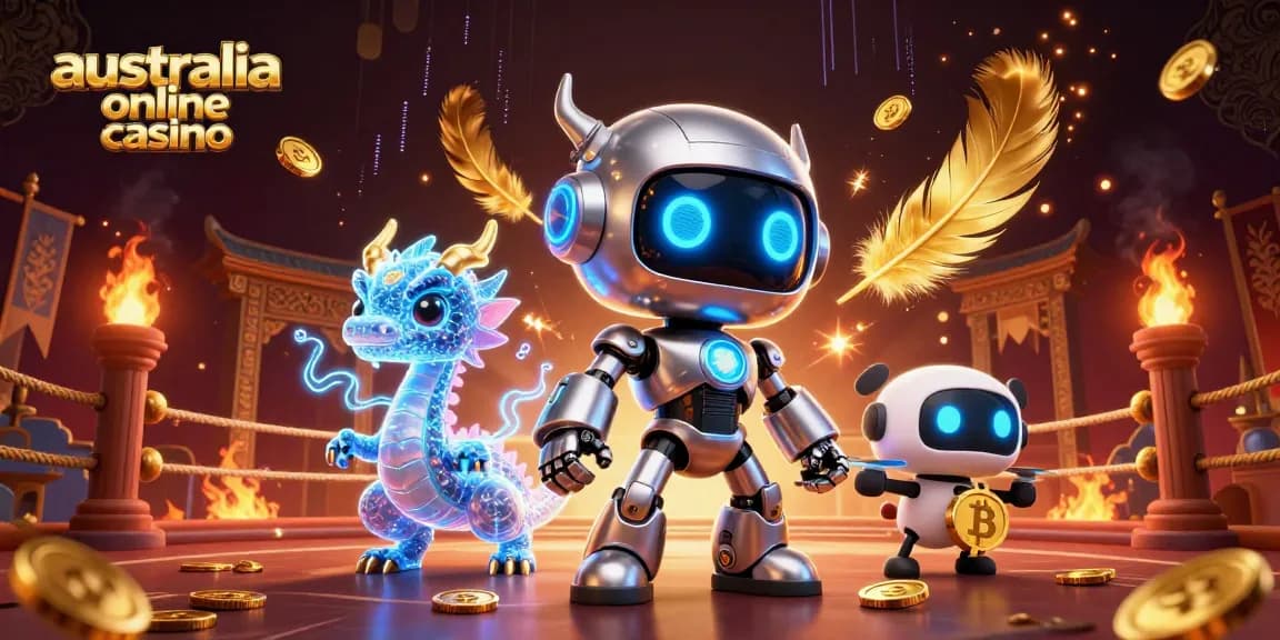 Engage with thrilling games at the australia online casino, featuring interactive 3D characters and dynamic elements.