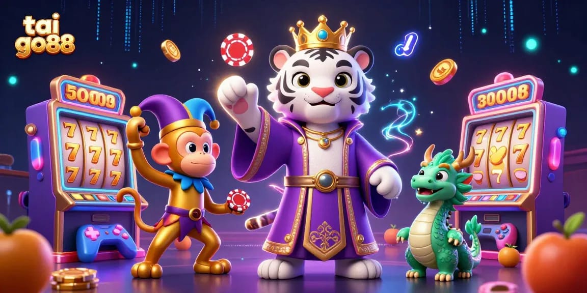 Play the exciting tai go88 slots featuring engaging characters and vibrant game elements.