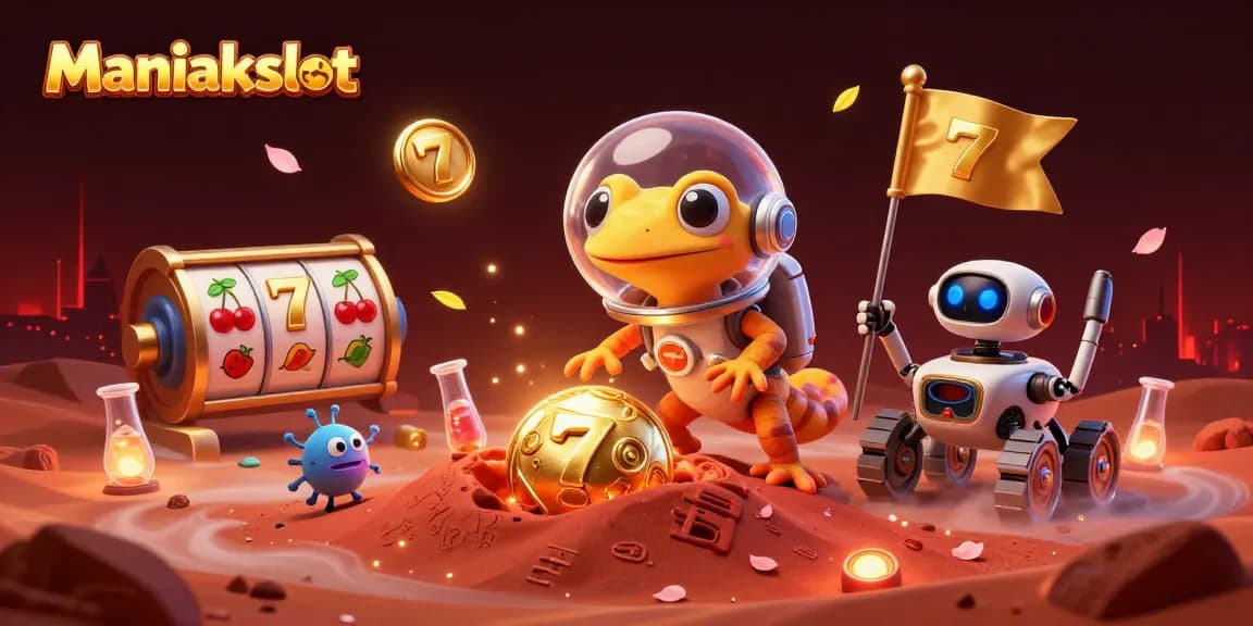 Spin the reels of Maniakslot and discover Mars' buried golden casino adventure!