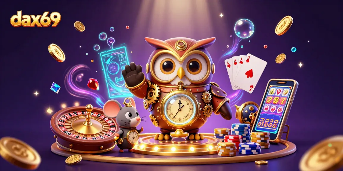 Dax69 menawarkan permainan slot online yang menarik dengan jackpot besar dalam suasana kasino yang futuristik.