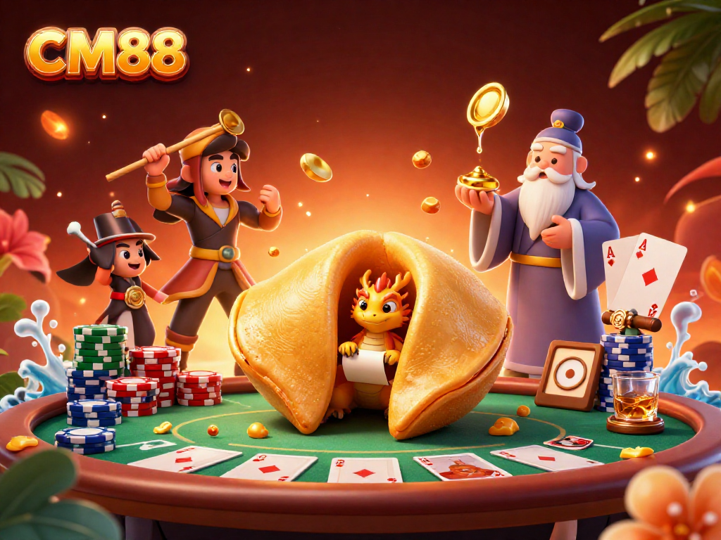 Experience thrilling gaming at CM88, where golden fortune meets casino excitement with rich visuals.
