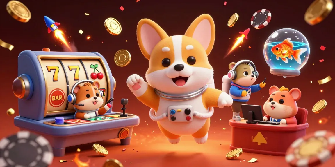Experience the fun of iwin with a vibrant scene of a space casino featuring unique characters.