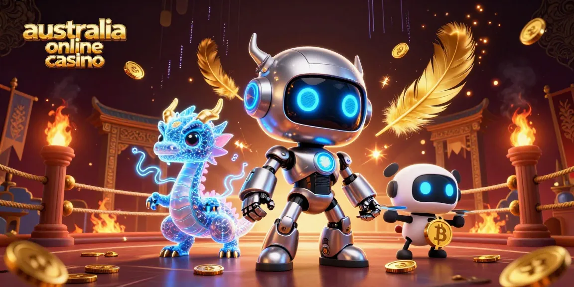 Engage with thrilling games at the australia online casino, featuring interactive 3D characters and dynamic elements.
