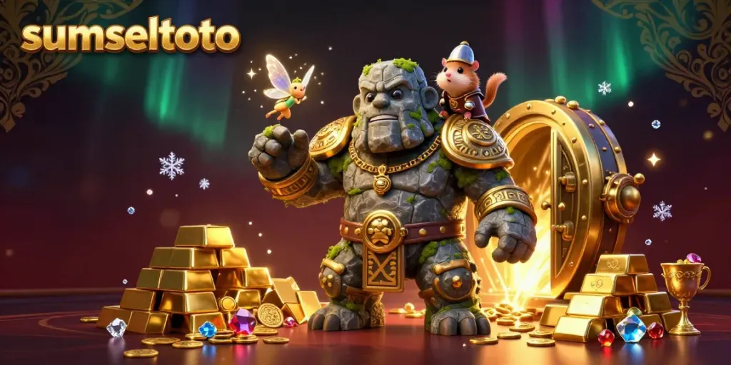Experience winning opportunities with sumseltoto's vibrant casino scene showcasing treasures and excitement.