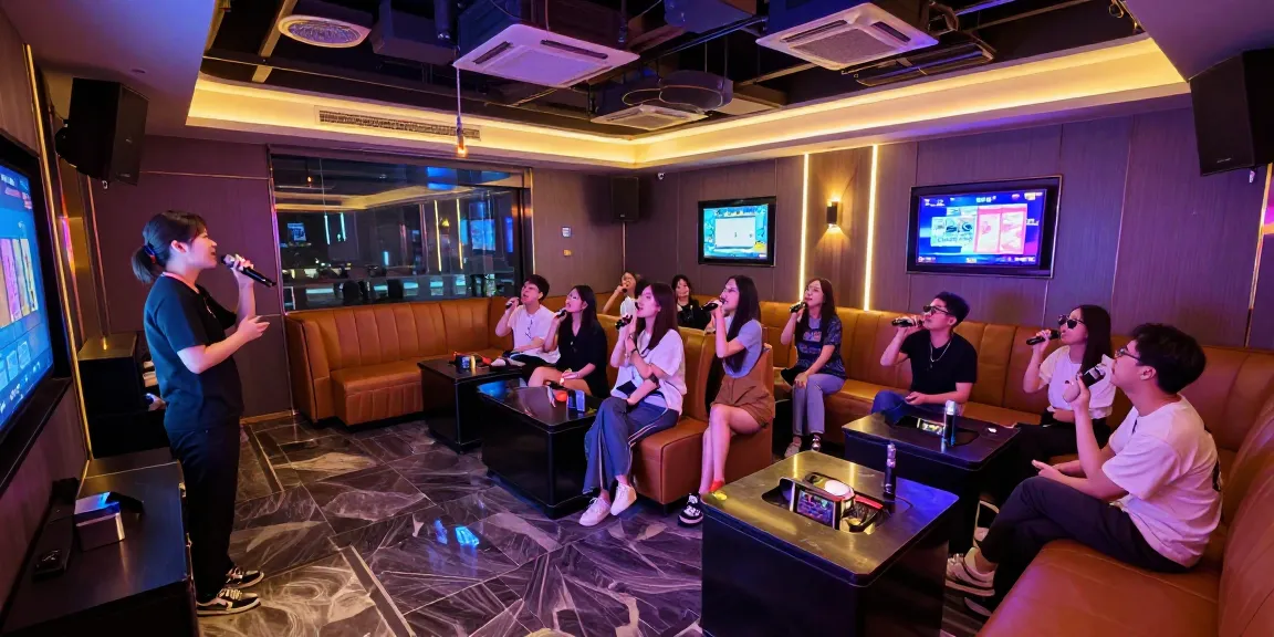 강남 달토에서 즐겁게 노래하는 손님들과 친절한 직원들