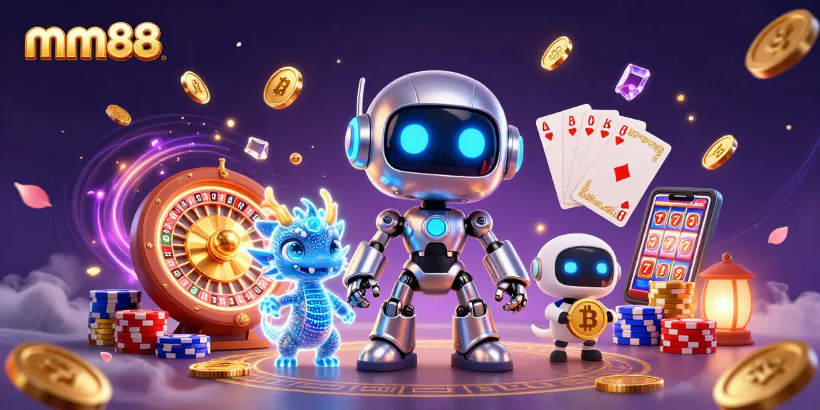Experience thrilling gameplay at mm88 with vibrant characters and dynamic casino elements in a rich 3D scene.