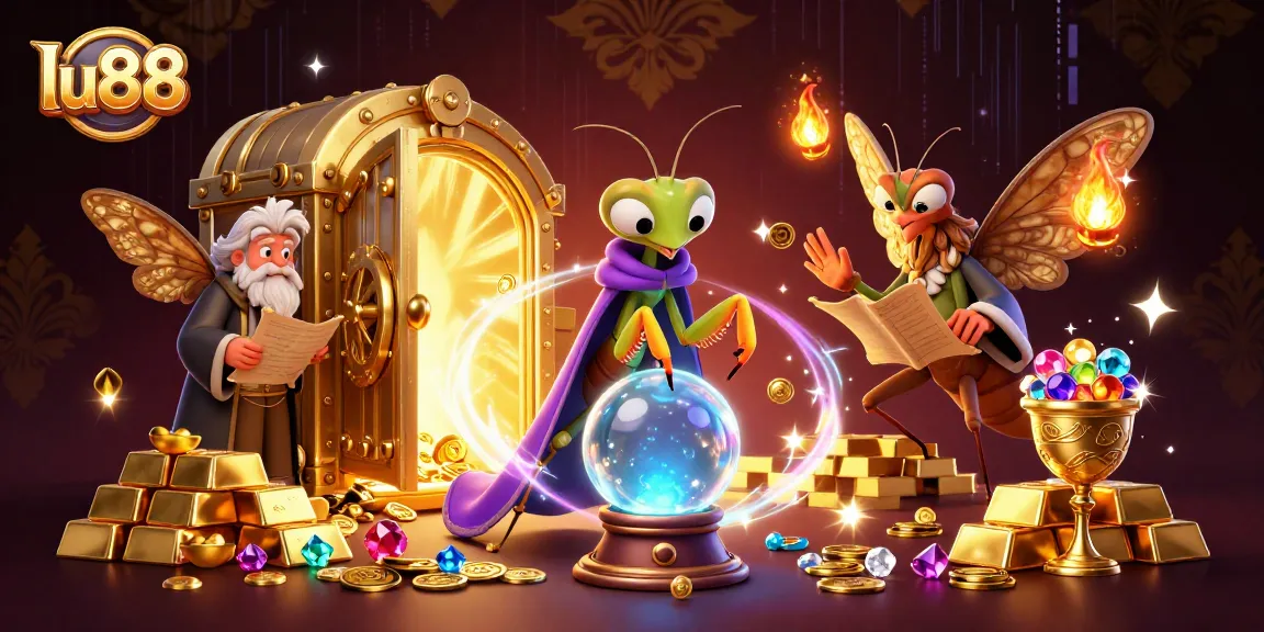 Experience the thrill of casino games at lu88 with vibrant 3D elements and engaging characters.