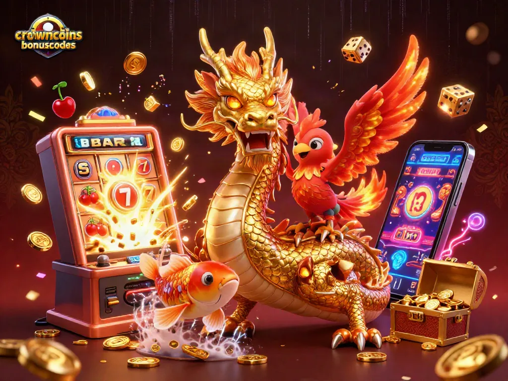 Experience thrill at crowncoinsbonuscodes with immersive slot machines and dragon-themed gameplay.