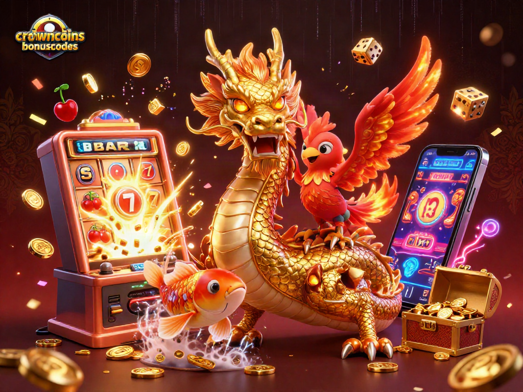 Experience thrill at crowncoinsbonuscodes with immersive slot machines and dragon-themed gameplay.