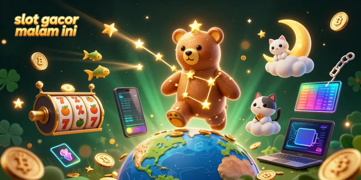 Mainkan slot gacor malam ini dan menangkan koin emas dari langit malam.