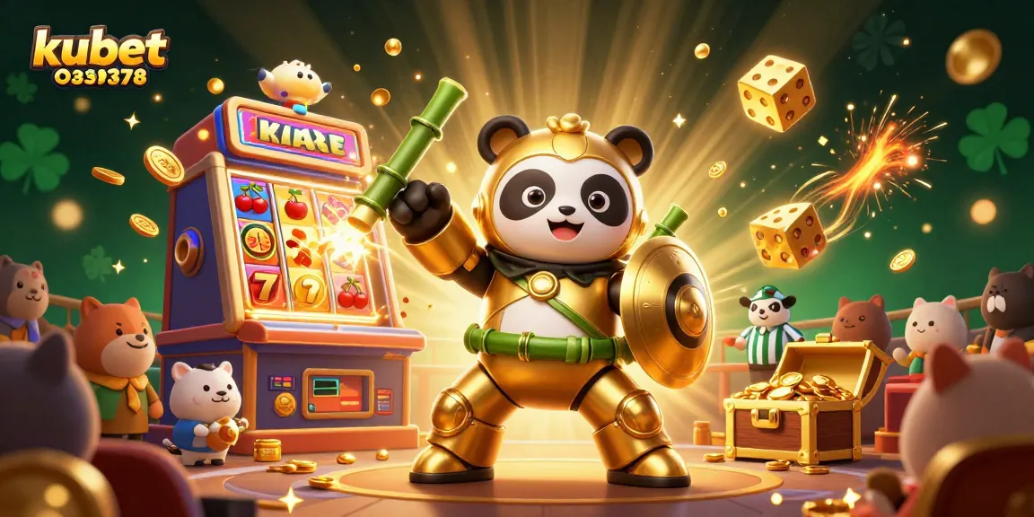 Experience thrilling gaming adventures at kubet9378 with vibrant casino elements and action-packed scenes.