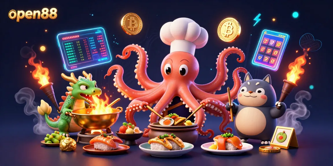 Engage in thrilling experiences at open88 with colorful casino games and crypto elements.