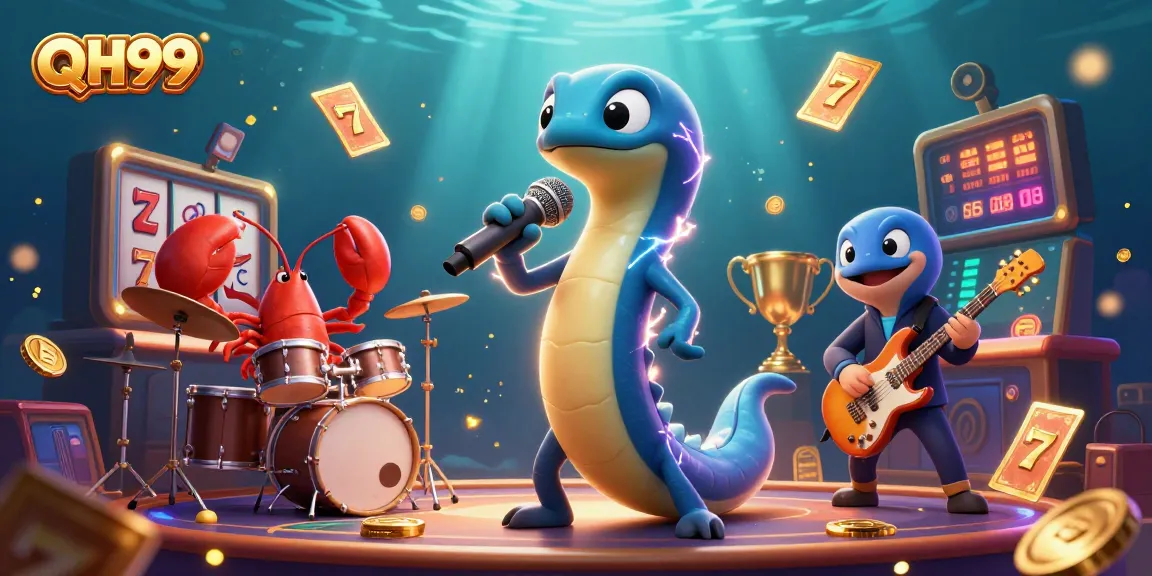 Experience the thrill of QH99 casino fun with dynamic characters and vibrant elements.