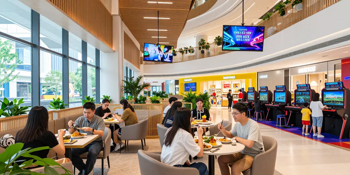 Vibrant scene at MANTRA88 showcasing entertainment and dining options.