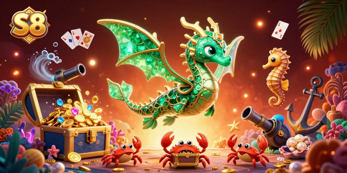 S8 players enjoy immersive gaming experiences while winning underwater treasures and vibrant gems.