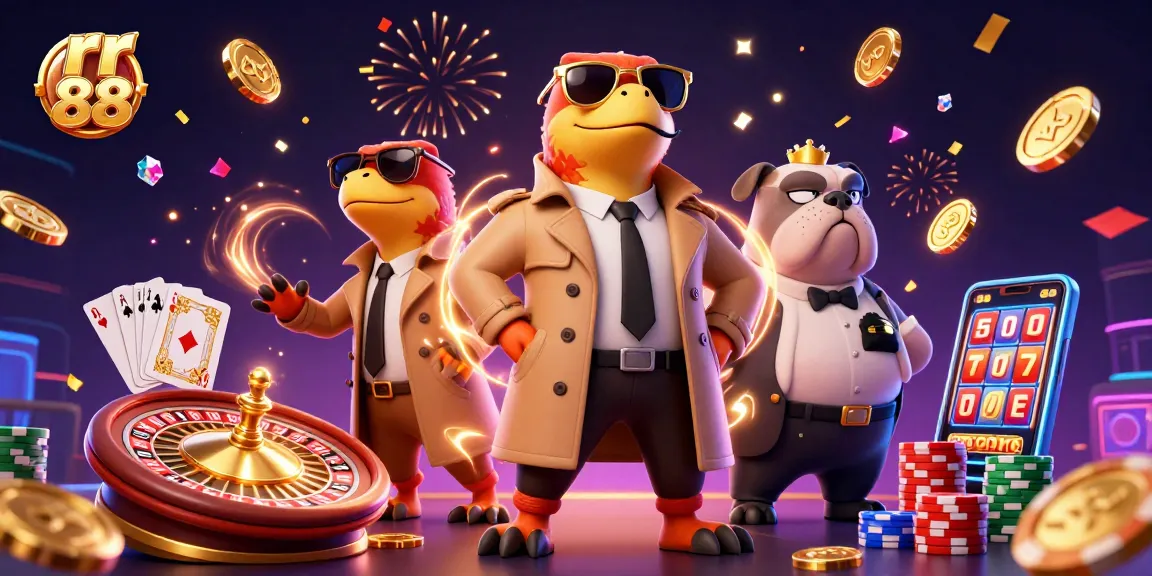Experience thrilling gaming at rr 88 with raptors in disguise entering a VIP casino lounge.