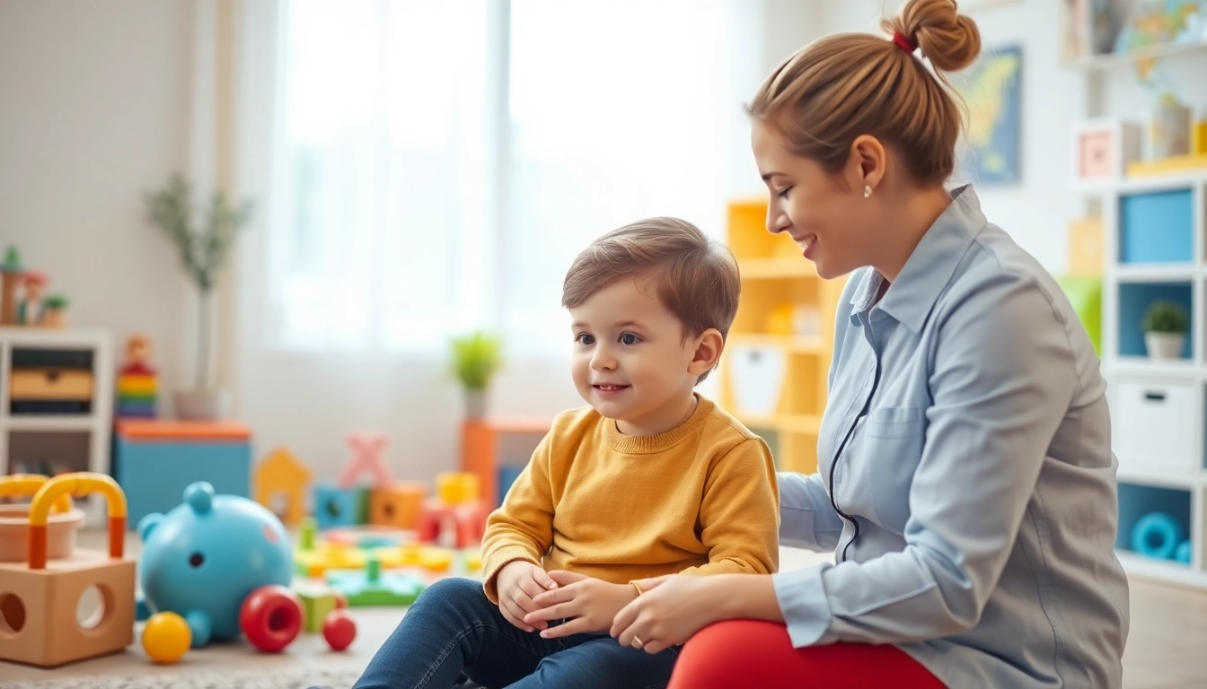 Engaging therapy session showcasing Autism Therapy for children's development and support.