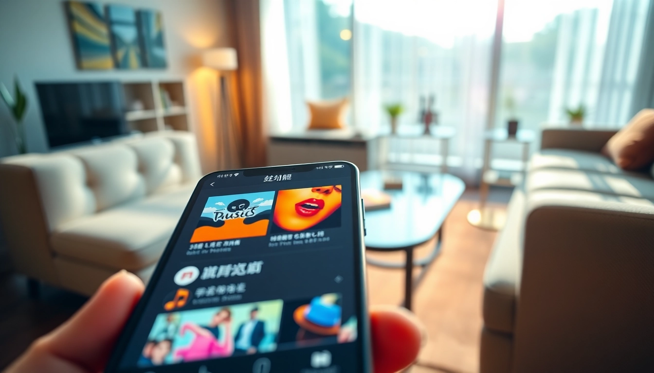 使用汽水音乐应用程序的用户在享受音乐的愉悦时刻