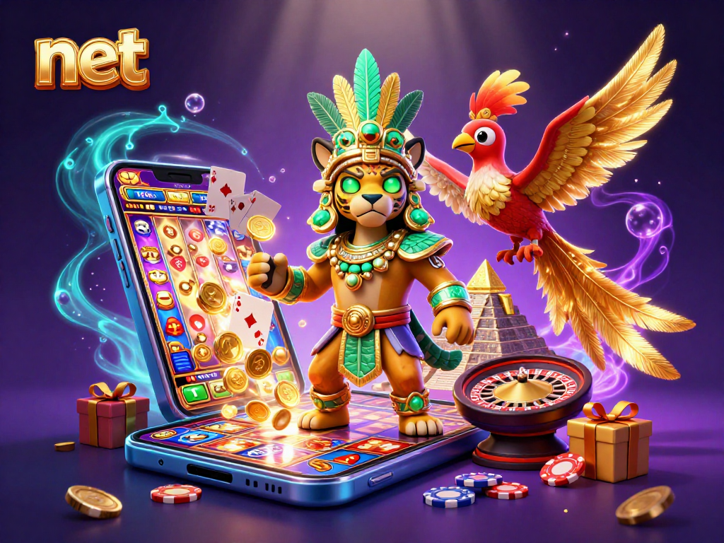 Engage in vibrant online entertainment with the dynamic net gaming experience featuring casino elements.