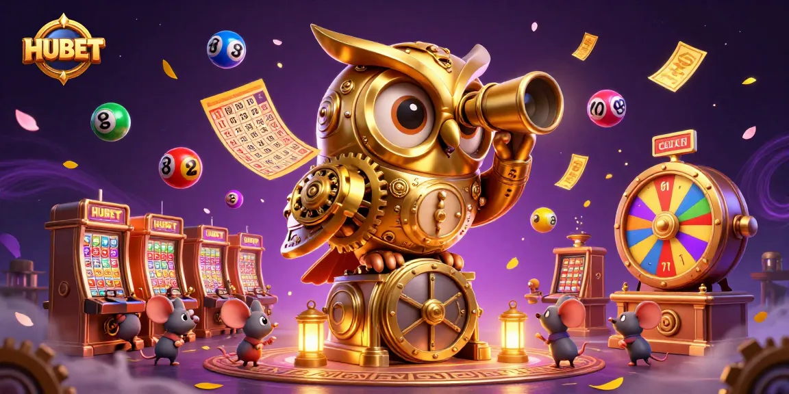 Experience thrilling gaming action at HUBET with vibrant casino elements and characters.
