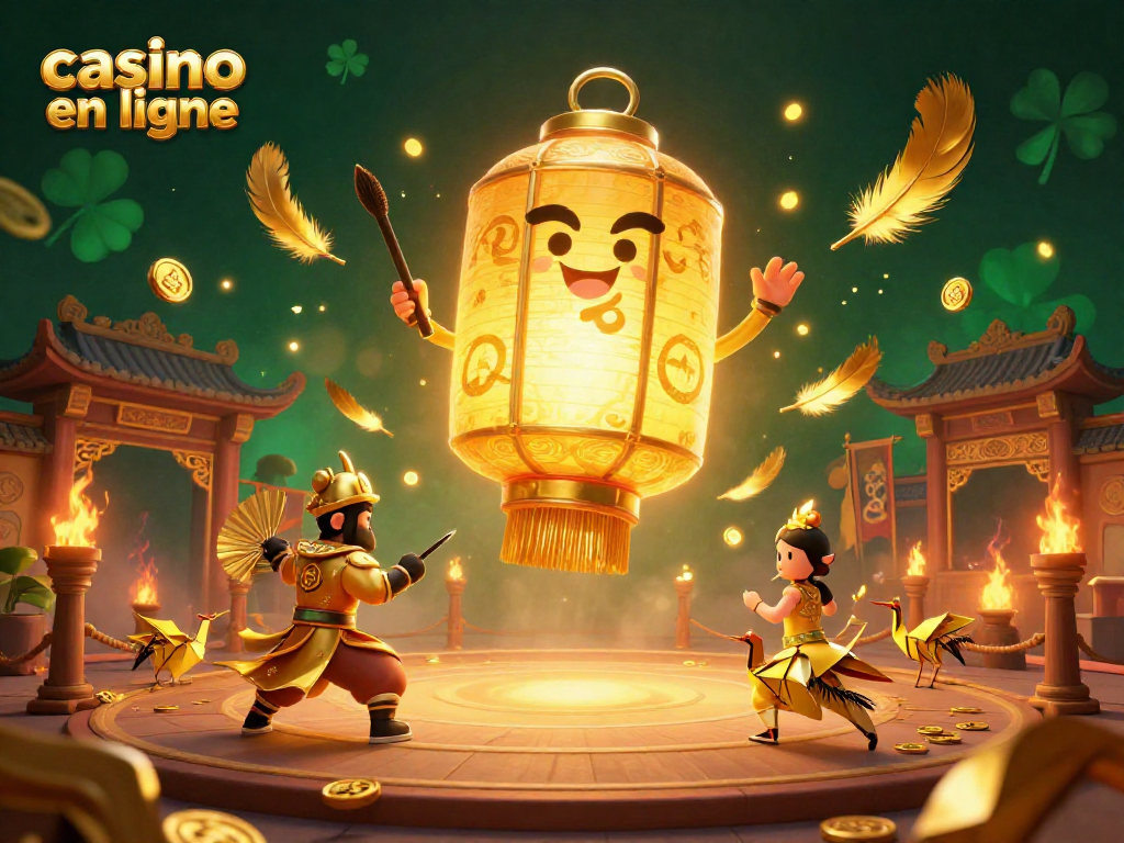 Jouez au casino en ligne avec des personnages colorés et un décor de jeu fascinant, créant une ambiance excitante.