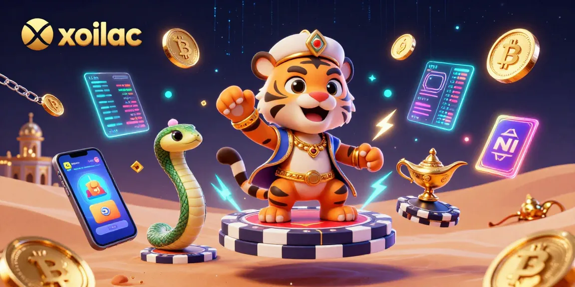 Xoilac brings thrilling crypto adventures with a vibrant Arabian-themed casino atmosphere.