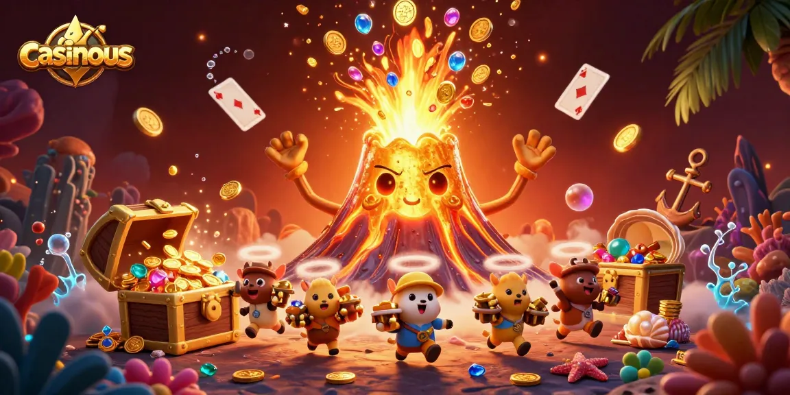 Engage with thrilling adventures at casinous as treasure erupts in a vibrant 3D scene!