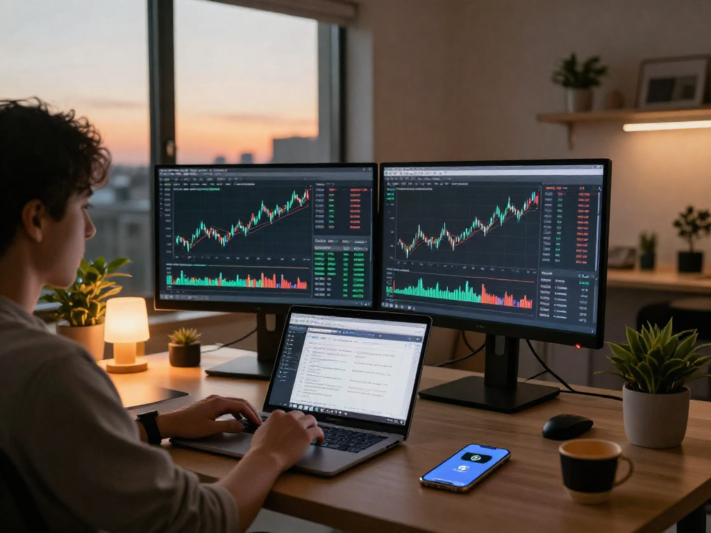 在 metatrader 5 官网 上可见的多资产交易平台，个人使用桌面端监控加密货币市场动态与图表分析。