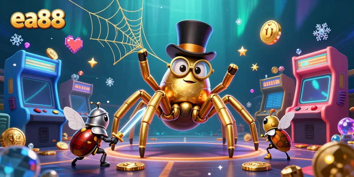 ea88 chơi casino với nhện vàng khổng lồ và hiệp sĩ bọ cánh cứng
