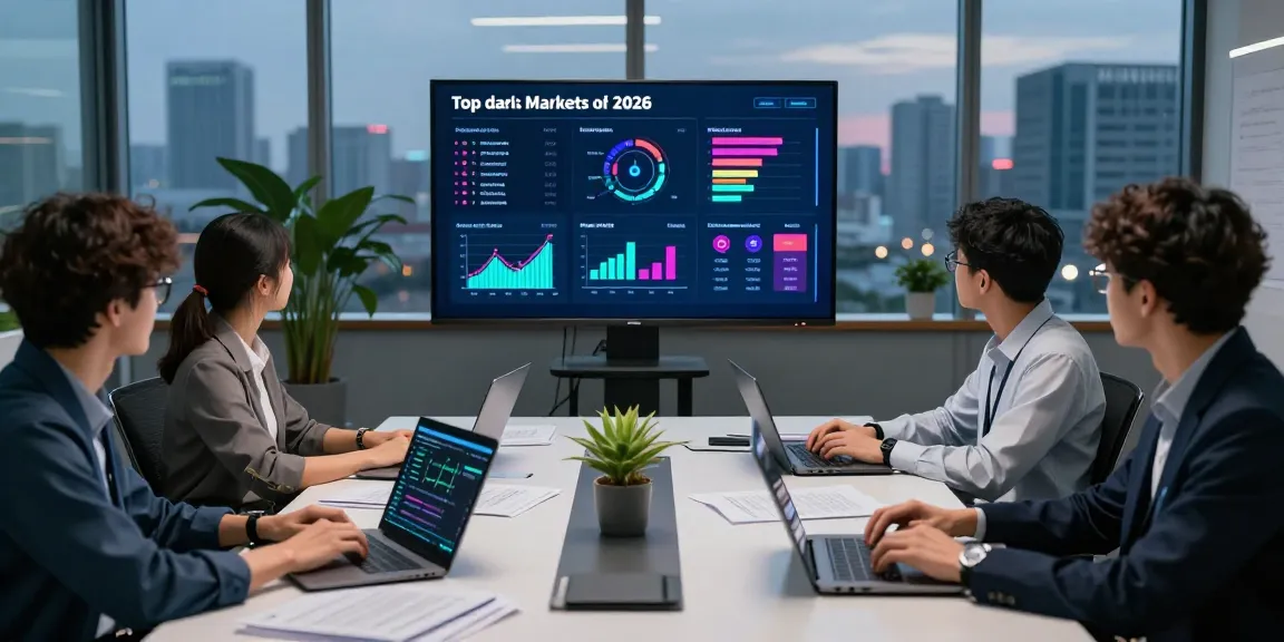 Analysis of the Best Darknet Markets 2026 by cybersecurity team showcasing market trends and data.