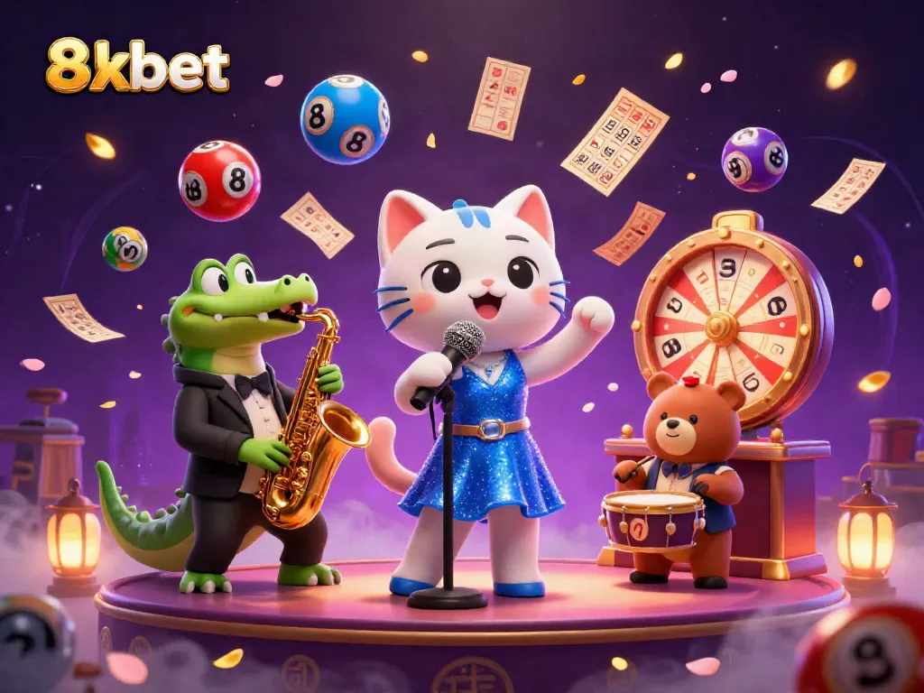 Experience the excitement of gaming with 8xbet featuring vibrant characters and dynamic casino elements.