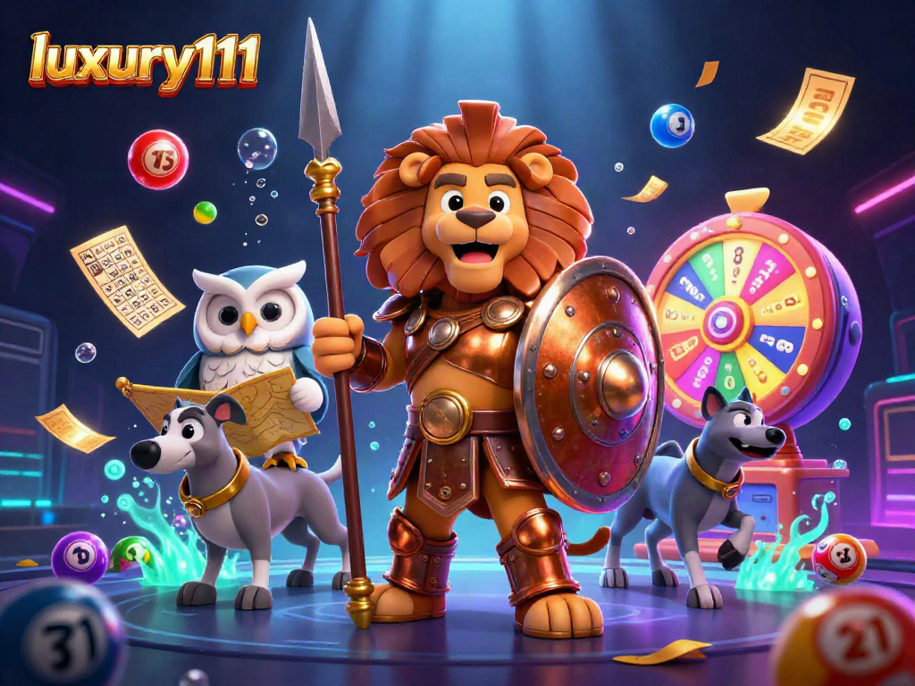 Engage with luxury111's dynamic gaming experience featuring vibrant lottery elements.