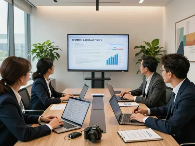 Lead Roedl law professionals collaborating in a modern office meeting.