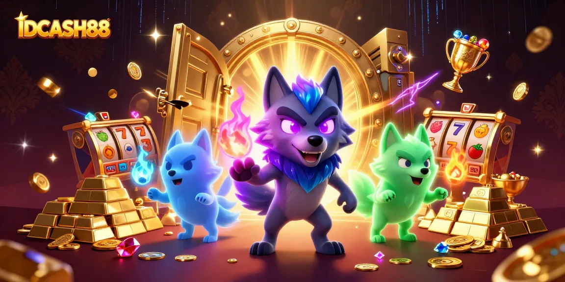 Play exciting games at IDCASH88 and win with slot reels and glowing treasures.