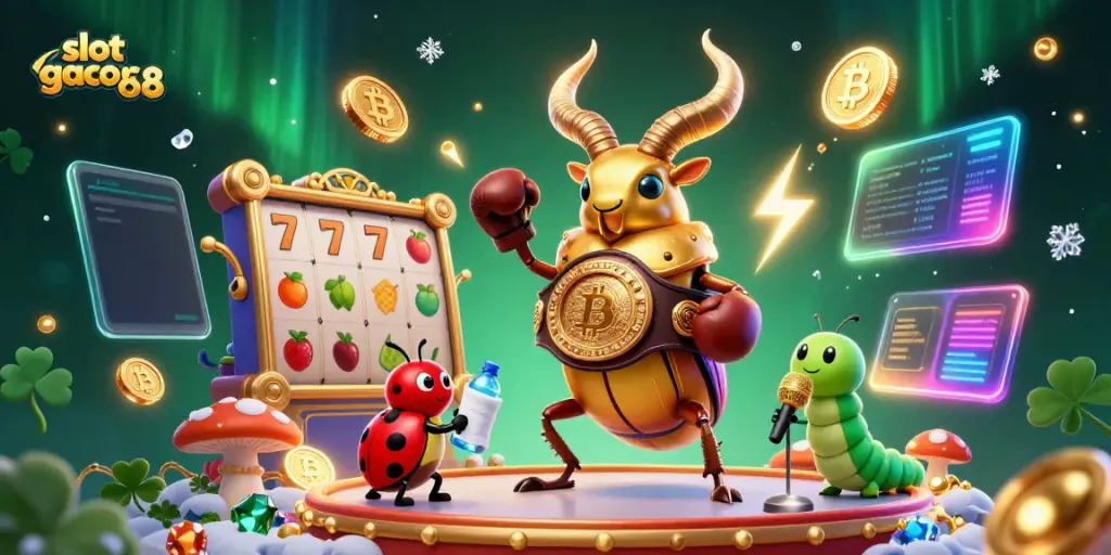 Experience slot gacor 88 with vibrant 3D characters and joyful casino elements in a dynamic scene.