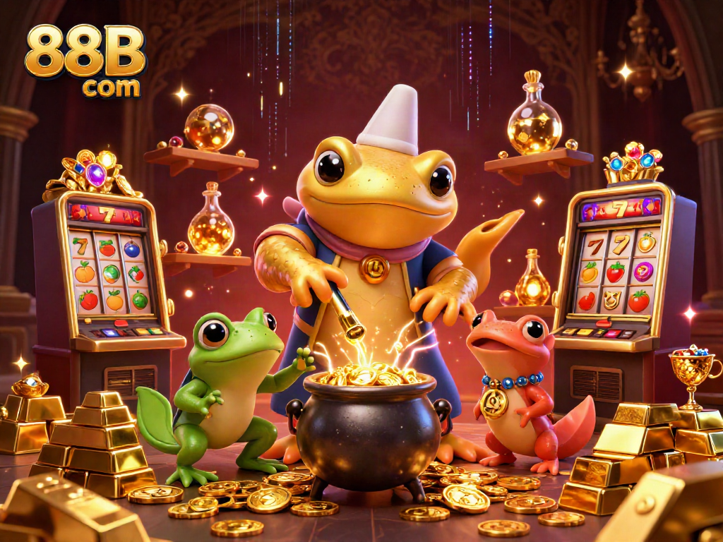 Engage in exhilarating gaming at 88B com with golden treasures and slot machines.