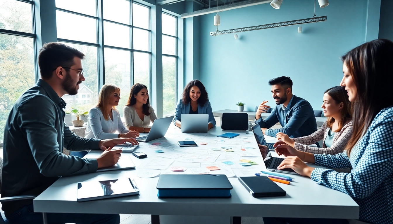 Collaborative workspace showcasing the spirit of Editorialge Media in digital entrepreneurship.