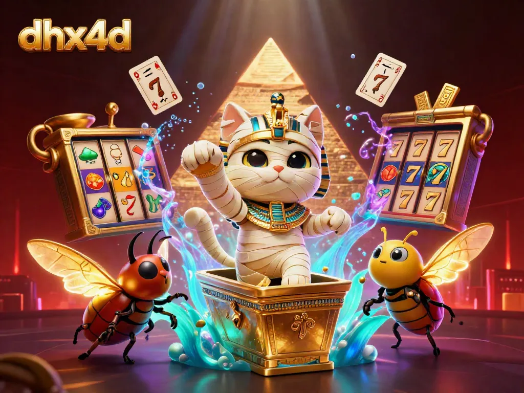 DHX4D memberikan pengalaman bermain slot gacor dengan karakter Mesir yang menarik.