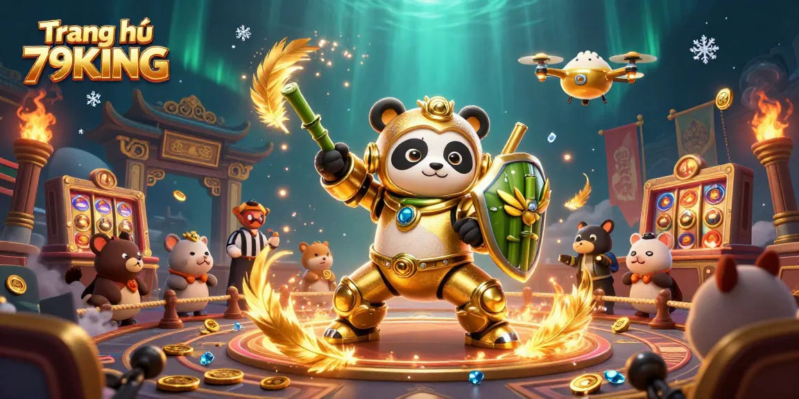 Experience the excitement of winning at Trang chủ 79KING with vibrant 3D casino elements.