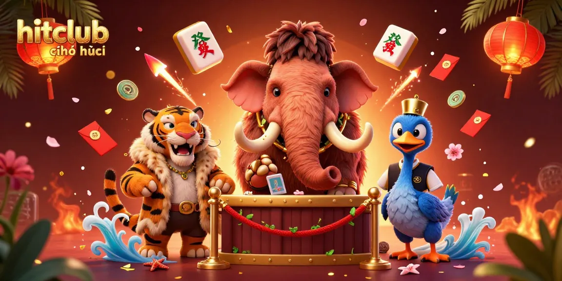 Experience hitclub chính thức with a dynamic casino scene featuring vibrant characters and gaming elements.