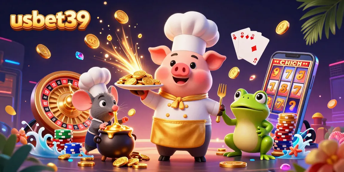 Play thrilling games at usbet39 with vibrant casino elements and a magical atmosphere.
