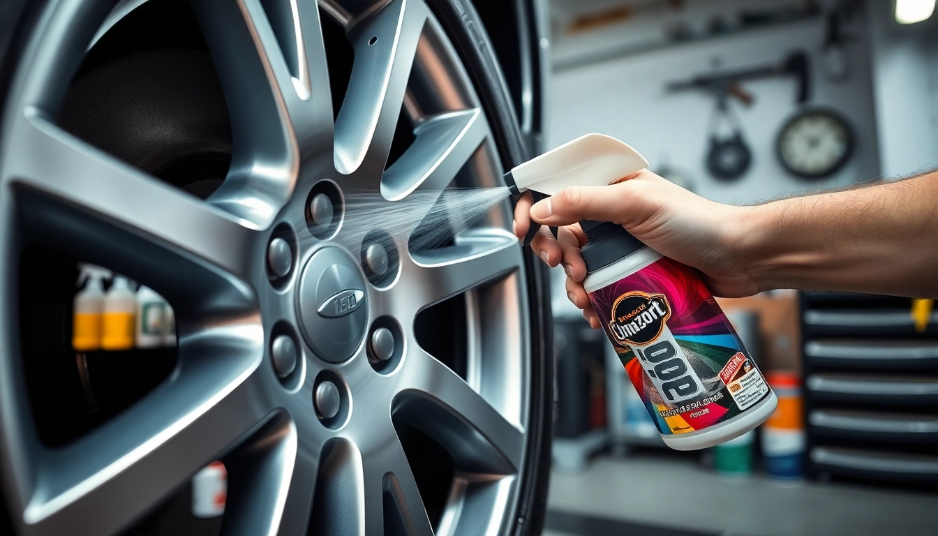 Clean a wheel and tire with high-quality cleaner in Canada for optimal results.