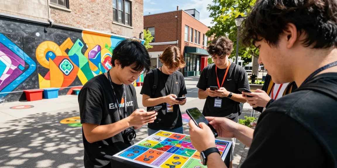 Individual engaged in color trading activities outdoors, surrounded by vibrant street art, showcasing excitement and engagement in color prediction games at https://mycolourtrading.com/.
